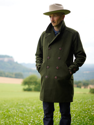 K5508 AJAX Mens heavy wool coat