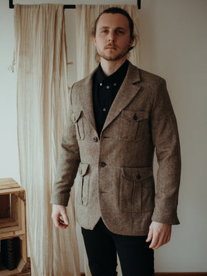 K7403 MINOS Mens Tweed Blazer