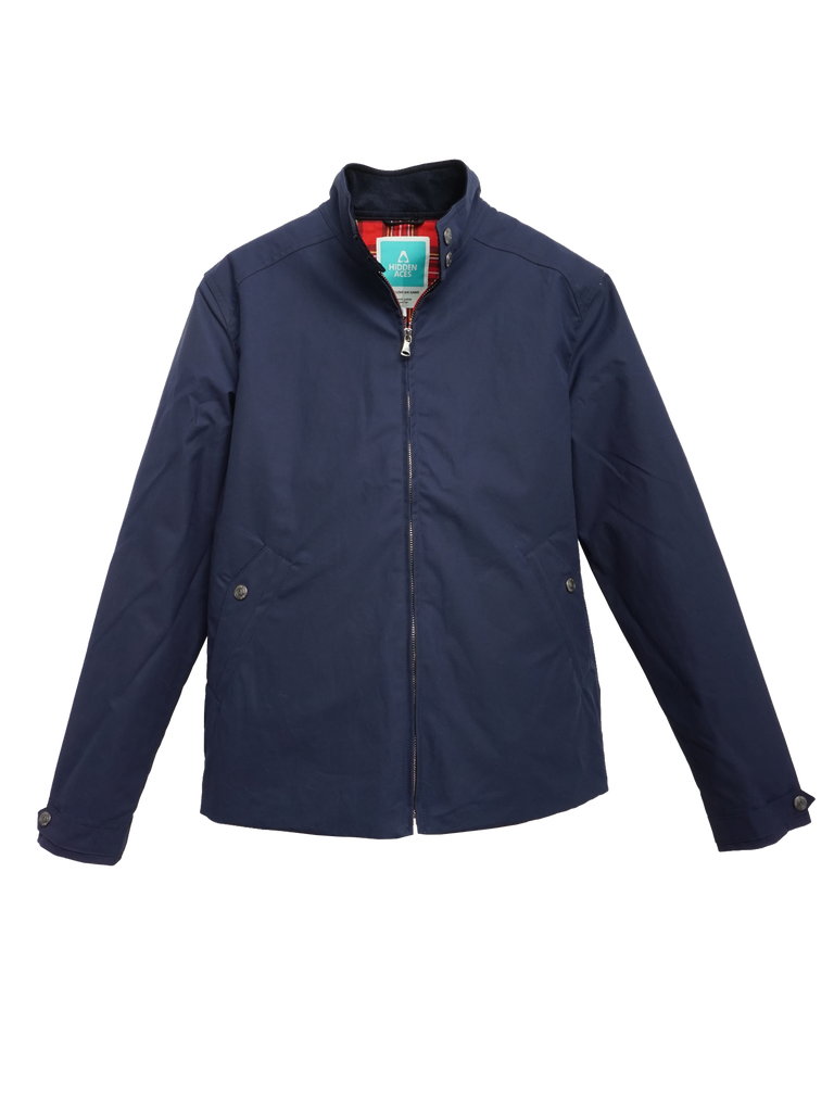 K6004 CASTOR Waxed Cotton Blouson - hiddenaces